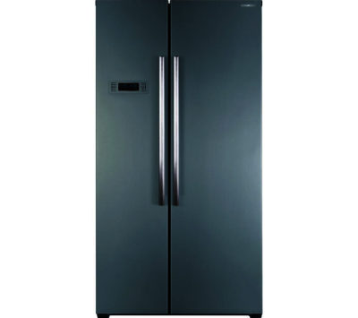 KENWOOD  KFF2DS14 American-Style Fridge Freezer - Stainless Steel